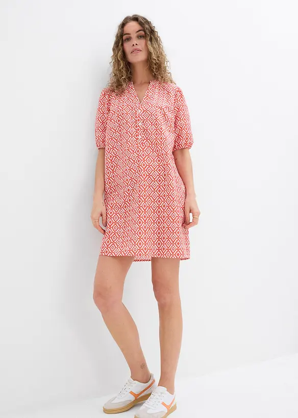 Tunika-Kleid aus fließender Viskose, bonprix
