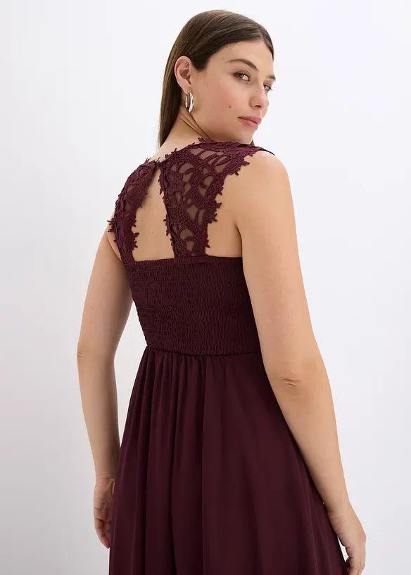 Maxikleid mit Spitze, bonprix