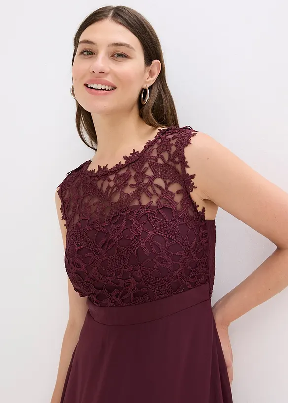 Maxikleid mit Spitze, bonprix