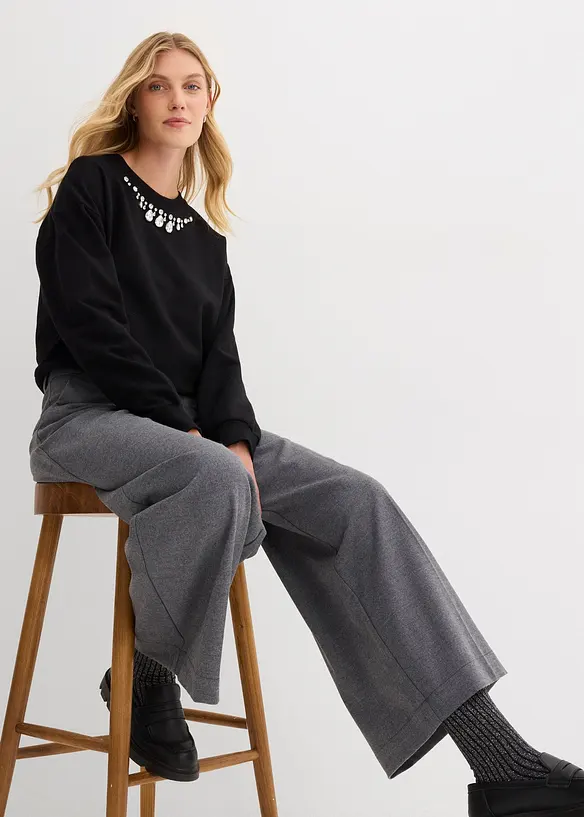 Oversize-Sweatshirt aus Baumwolle, bonprix