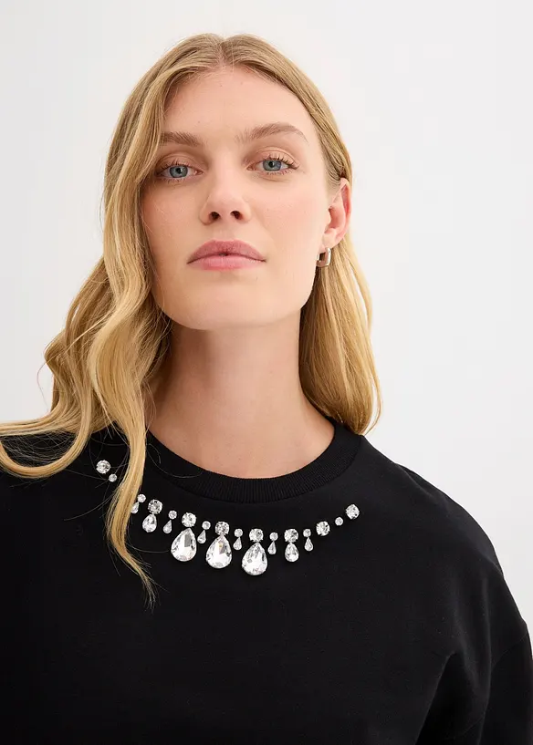 Oversize-Sweatshirt aus Baumwolle, bonprix