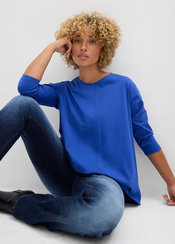 T-shirt boxy en coton, bonprix