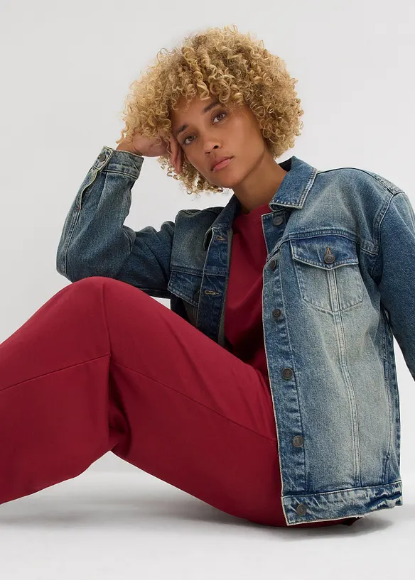 Pantalon en molleton 100% coton, bonprix