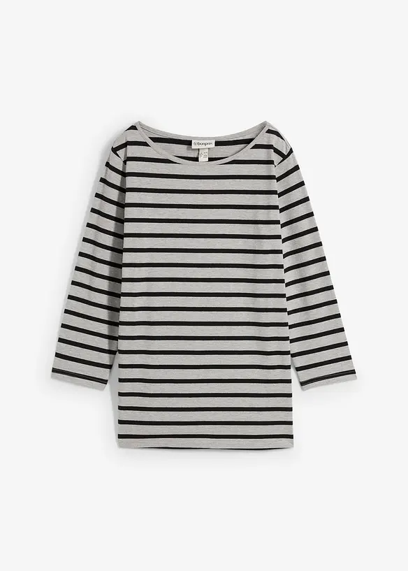 Langarmshirt mit reiner Bio-Baumwolle, bonprix