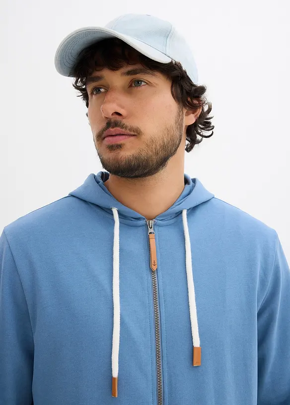 Sweat zippé à capuche, bonprix