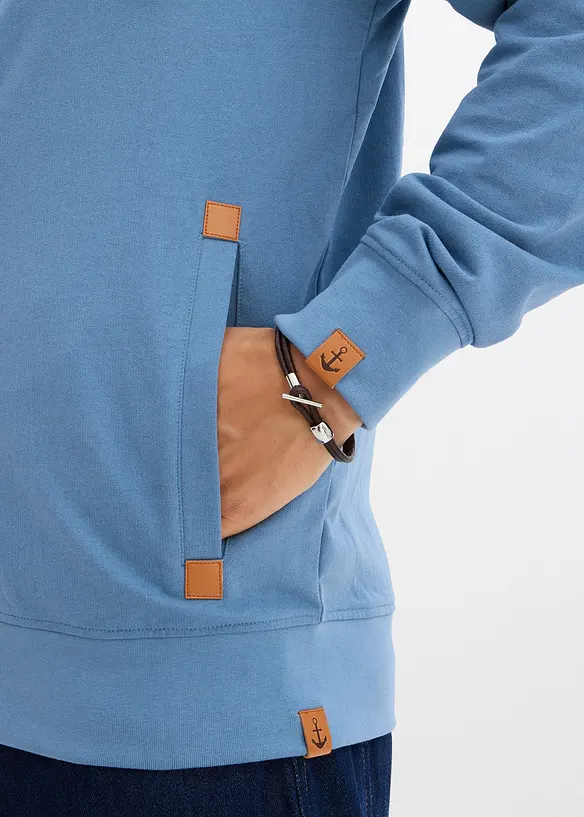 Sweat zippé à capuche, bonprix