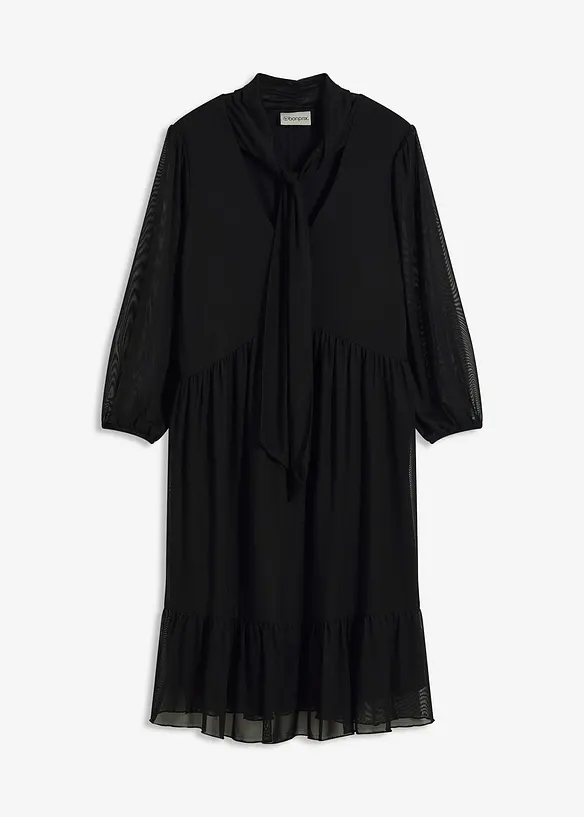 Robe en jersey et mesh, bonprix