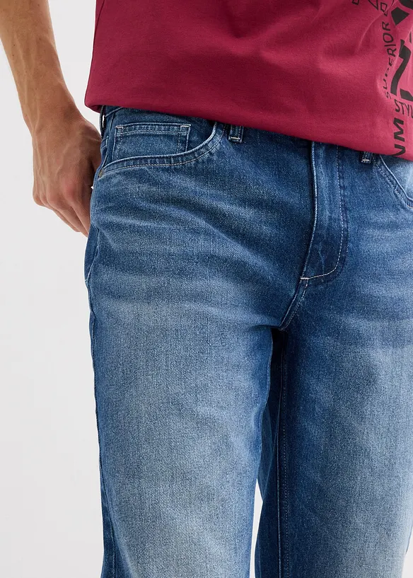 Regular Fit Stretch-Jeans, Straight, bonprix