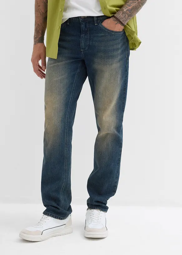 Jean droit extensible, Regular, bonprix