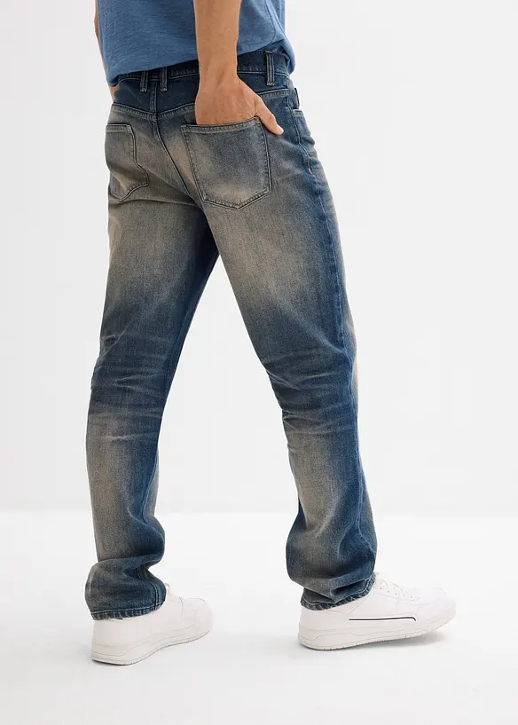 Regular Fit Stretch-Jeans, Straight, bonprix