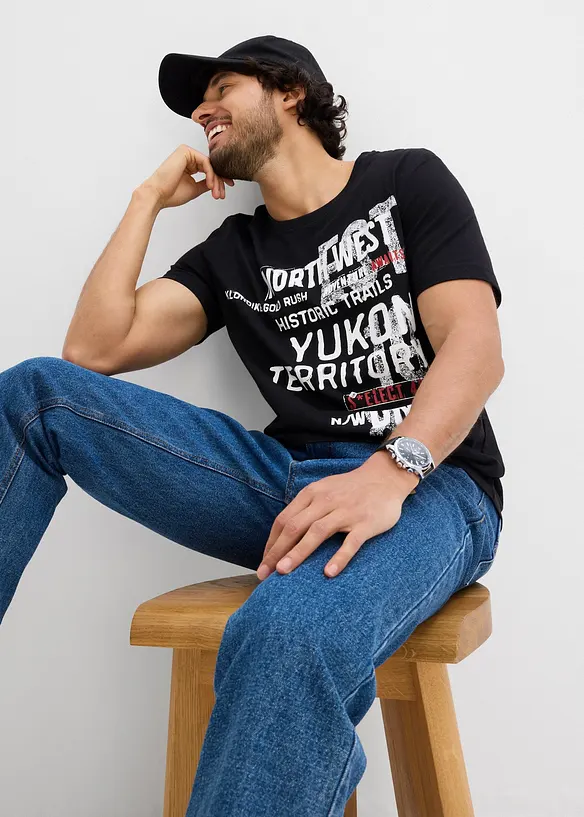 T-Shirt aus reiner Bio-Baumwolle, bonprix