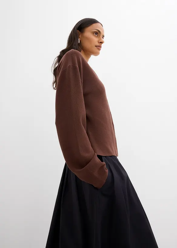 Strickjacke aus Viskose-Mix, bonprix