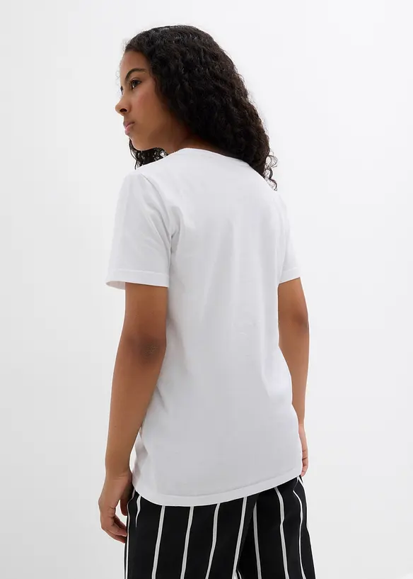 Lot de 3 T-shirts 100% coton, bonprix
