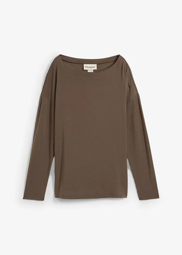 Langarmshirt aus Viskose-Mix, bonprix