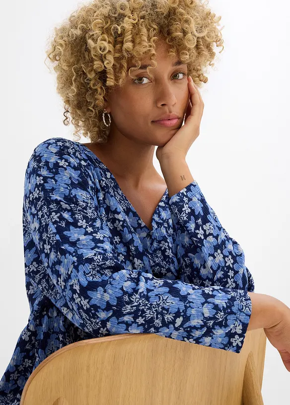 Jerseykleid aus Borkencrepe, bonprix