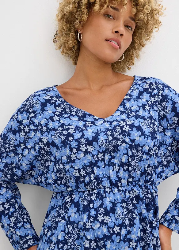 Jerseykleid aus Borkencrepe, bonprix