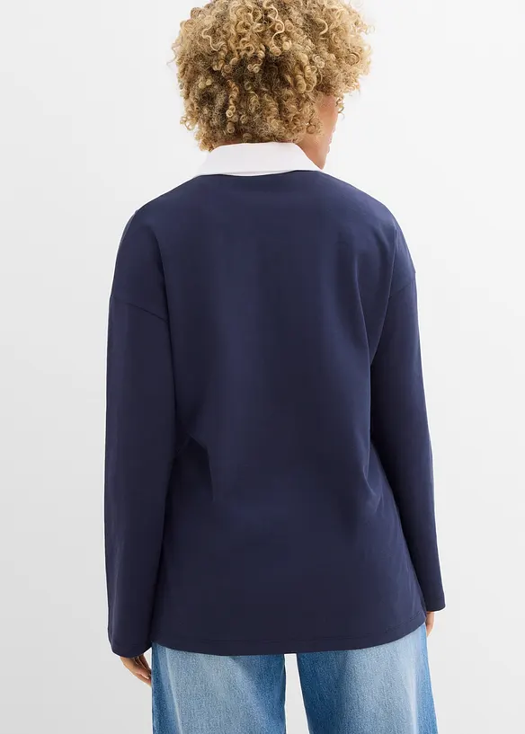 Poloshirt aus schwerer Bio-Baumwolle, bonprix