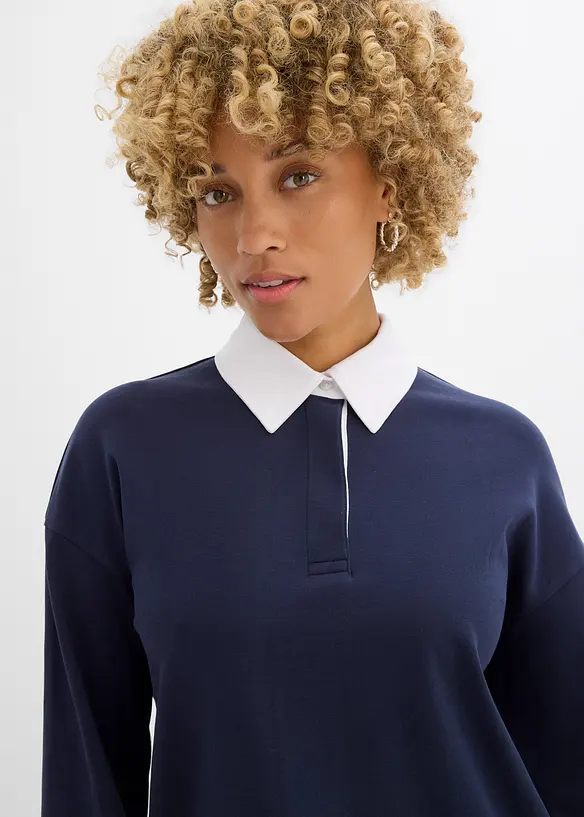 Poloshirt aus schwerer Bio-Baumwolle, bonprix