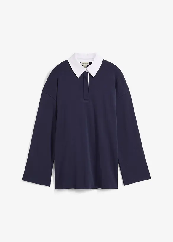 Poloshirt aus schwerer Bio-Baumwolle, bonprix