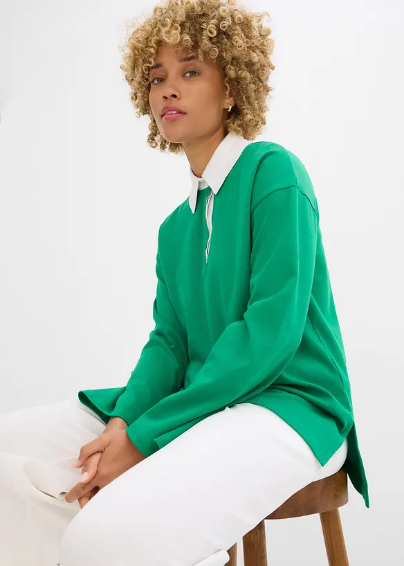 Polo en interlock, bonprix