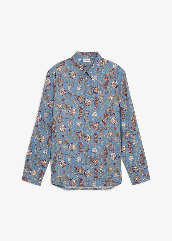 Business-Hemd aus reiner Baumwolle, Slim Fit, bonprix