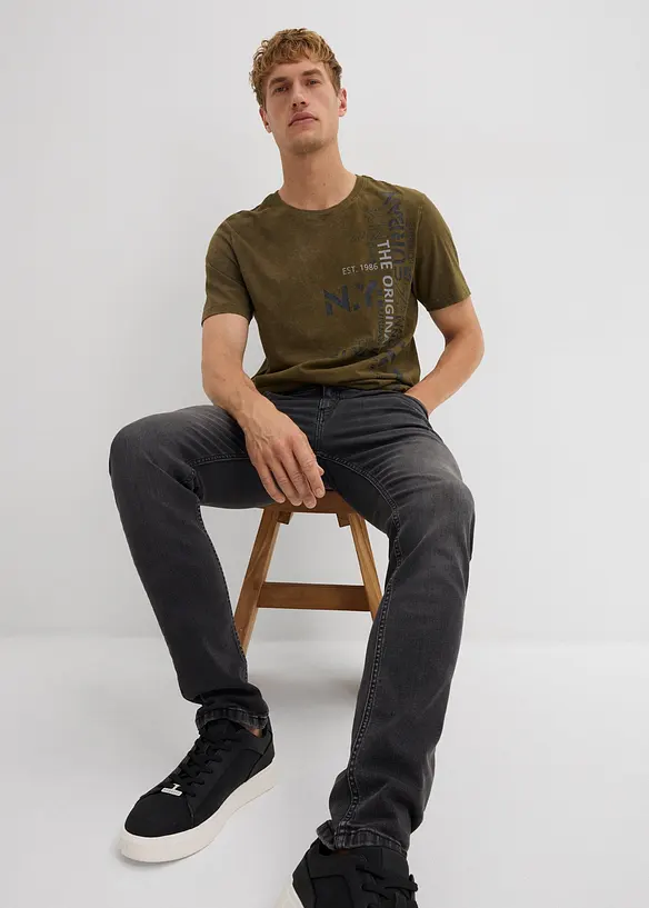 Slim Fit Stretch-Jeans, Straight, bonprix
