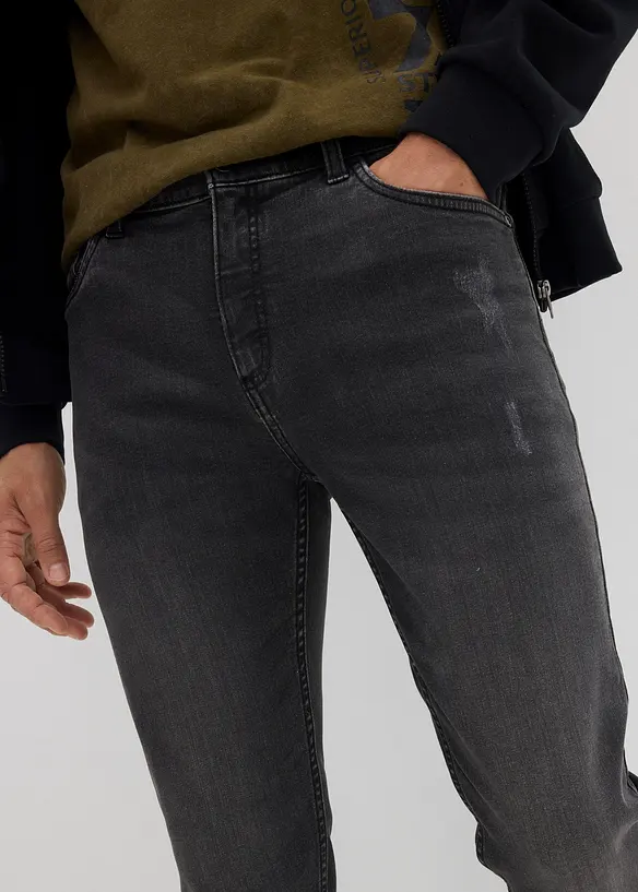 Slim Fit Stretch-Jeans, Straight, bonprix