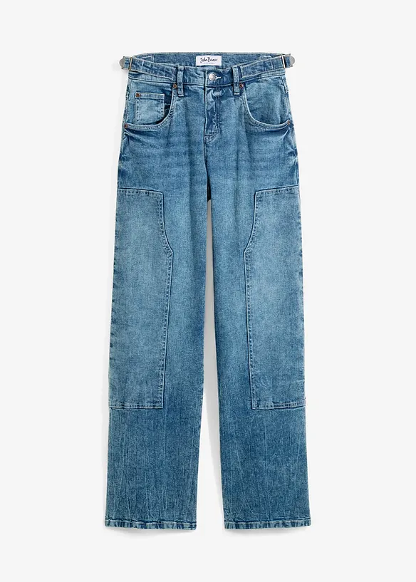 Jean large taille mi-haute, bonprix