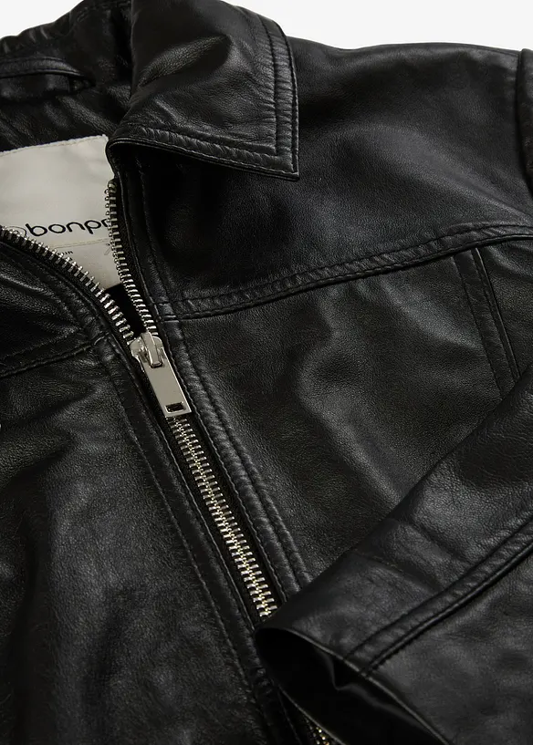 Veste en cuir, bonprix