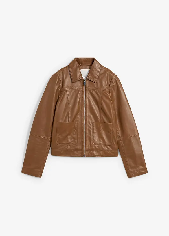 Veste en cuir, bonprix