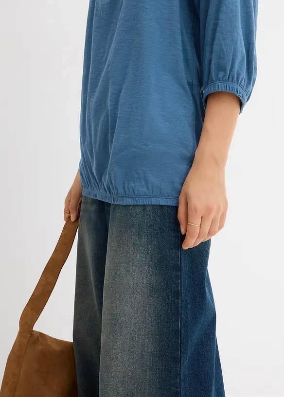 Shirtbluse aus reiner Bio-Baumwolle, bonprix