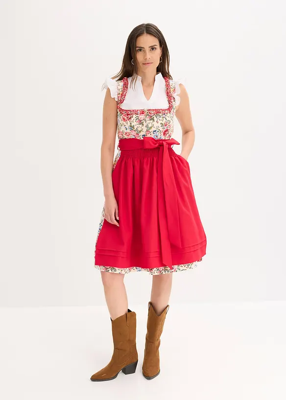 Dirndl à tablier brodé (ens. 2 pces), bonprix