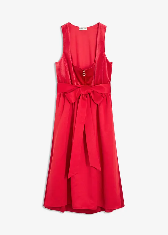 Dirndl mit Samt in Midilänge (2-tlg.Set), bonprix