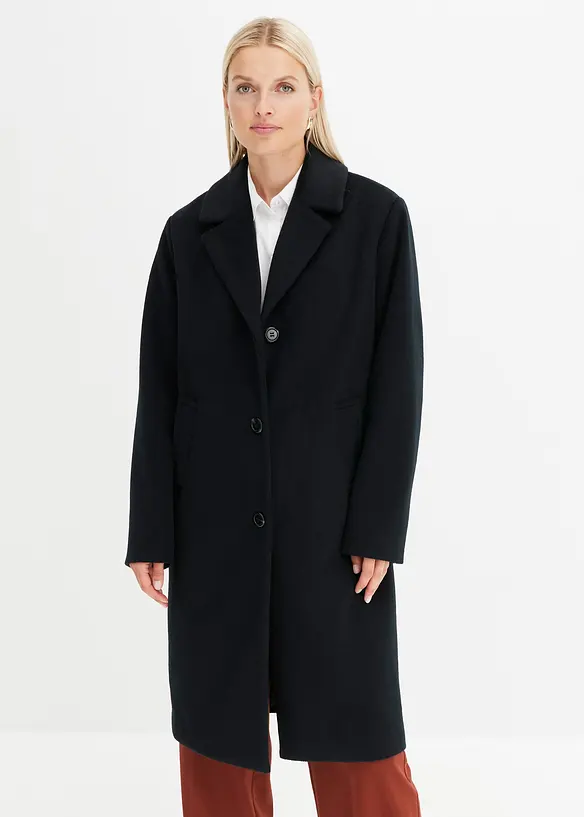 Manteau court aspect laine, bonprix