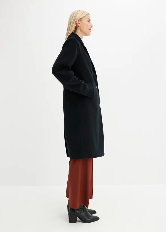 Manteau court aspect laine, bonprix