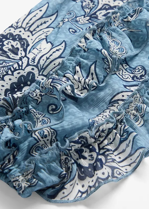 Chiffonbluse mit Rüschen, bonprix