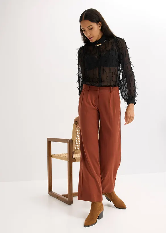 Bluse mit Fransen-Details, bonprix