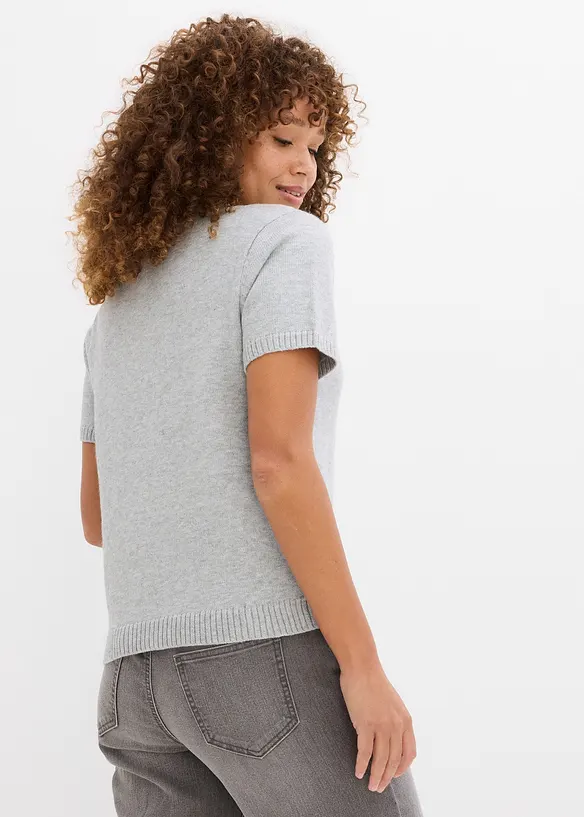 Strickjacke, Kurzarm, bonprix
