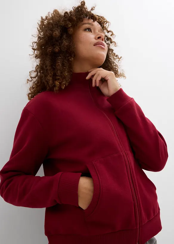 Sweatjacke aus reiner Bio-Baumwolle, bonprix