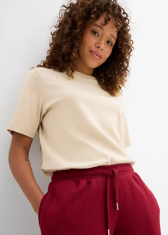 Pantalon en molleton 100% coton, bonprix