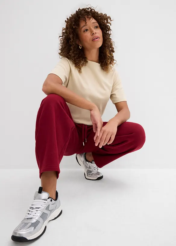 Pantalon en molleton 100% coton, bonprix