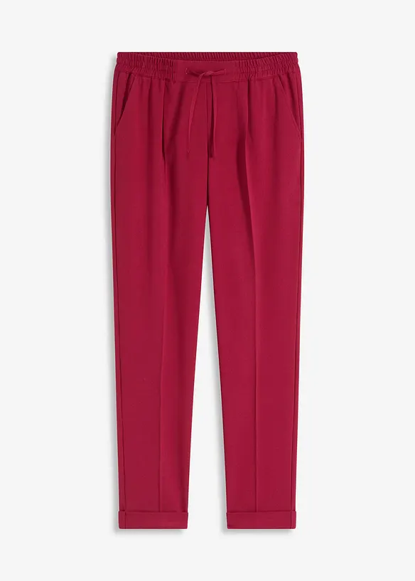 Pantalon avec taille entièrement élastiquée, bonprix