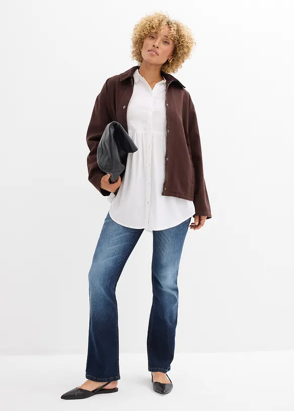 Longbluse aus Viskose, bonprix