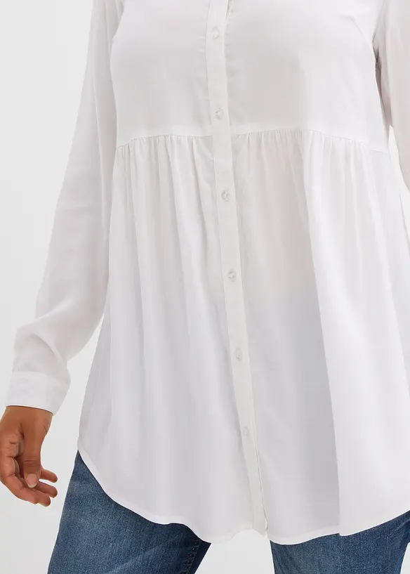Longbluse aus Viskose, bonprix