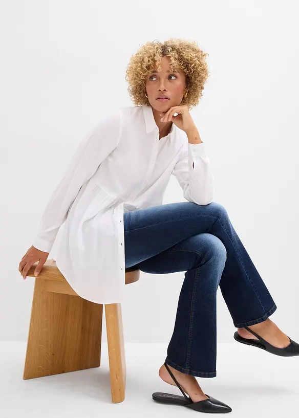 Longbluse aus Viskose, bonprix