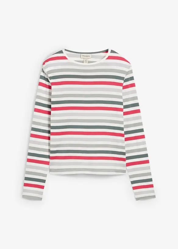 Langarmshirt aus reiner Baumwolle, bonprix
