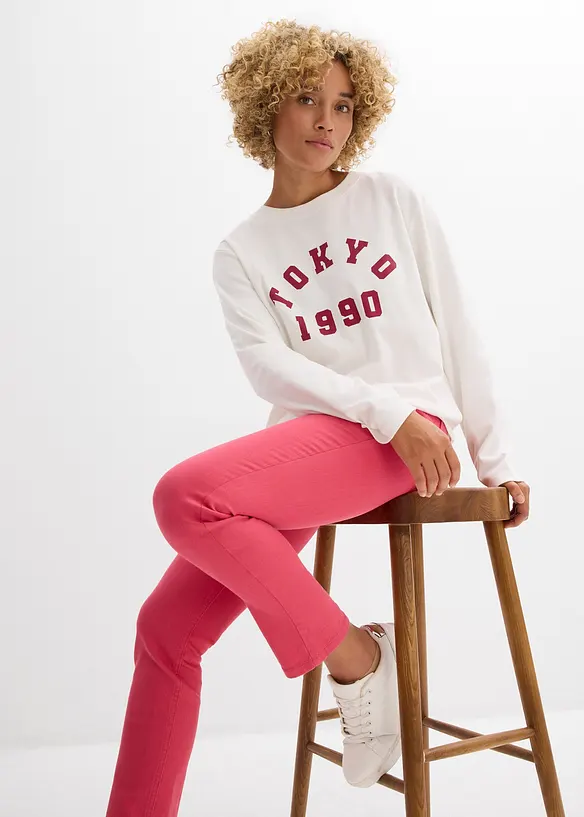 Twill-Hose in 7/8 Länge, bonprix