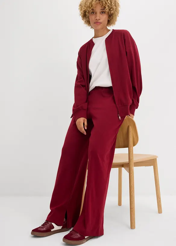 Pantalon en jersey interlock, bonprix