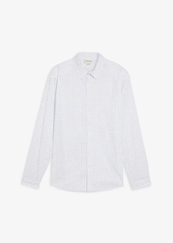 Chemise pro et extensible à motif minimaliste, slim, bonprix