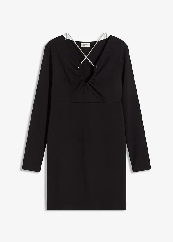 Robe courte à lanières pailletées, bonprix